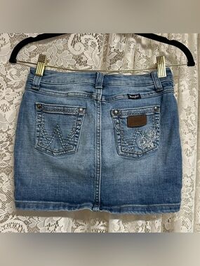 Girls Wrangler Denim Skirt